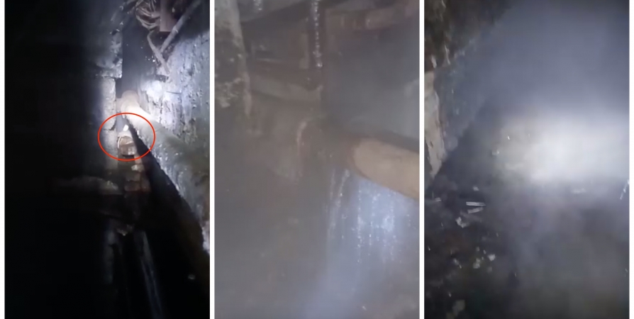Мурманчане пожаловались на прорыв канализации в подвале на Свердлова