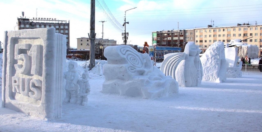В Кандалакше появятся «космические» фигуры из снега