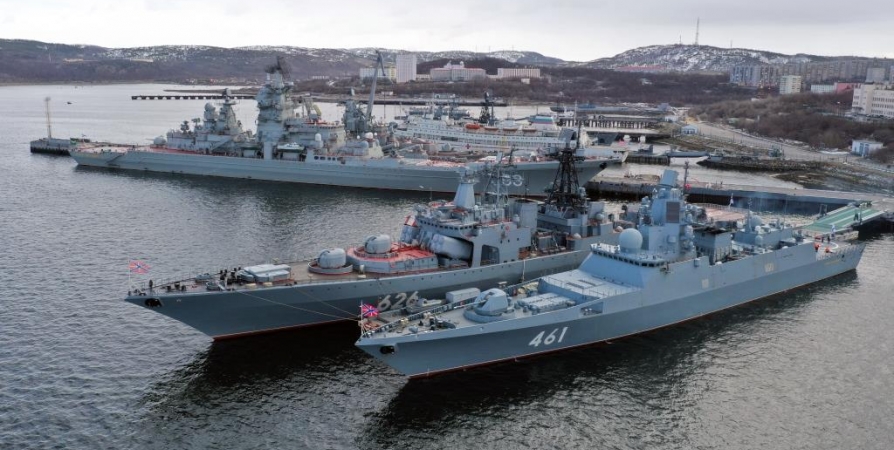 В Североморске военные корабли дадут «Гудок Победы»
