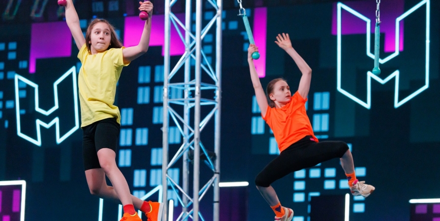 Юная мурманчанка прошла 86-метровую трассу шоу «Суперниндзя. Дети»