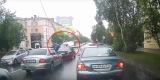 Столкновение «скорой» и машины почтовой службы в Мурманске записали на видео