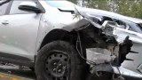 Автоледи под шампанским «пересадила» клумбу у апатитского отдела полиции