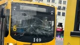 Человеческий фактор: В Мурманске троллейбус врезался в автобус — никто не пострадал