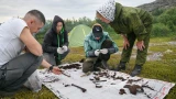 Поисковики нашли останки трёх бойцов Красной Армии в Печенгском районе