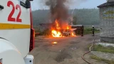 Огонь полностью уничтожил «десятку» в Кильдинстрое