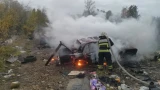 В Никеле сгорела бесхозная «шестерка»