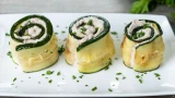 Кабачковые рулетики: простая закуска с сочным фаршем — моментально исчезает со стола