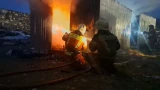 В Кировске сгорела строительная бытовка