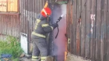 В Мурманске горел нежилой двухэтажный дом