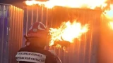 Пожар в бытовке потушили в Кировске