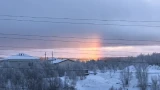 Жительница Мурманска сфотографировала «солнце с ушами»