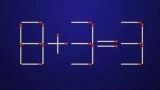 Покажите высокий IQ: сложная головоломка со спичками — один ход, чтобы доказать свой интеллект