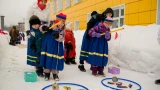 Саамские игры в детсаду: в Мурманске стартовал «Белый медвежонок» с настоящим шаманом