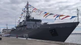 Морской тральщик «Полярный» вошёл в состав ВМФ: церемония прошла под руководством командующего Северным флотом