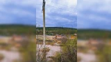 Россети отреагировали на сообщения жителей о «пизанских» столбах ЛЭП в районе ДНТ «Кильдинское»