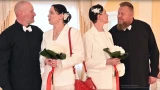 Серебряный юбилей на двоих: сестры-близнецы отметили двойную свадьбу в Мурманске