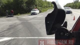 Жесткое ДТП на трассе Апатиты — Кировск: байкер пошел на обгон и пролетел десятки метров по асфальту