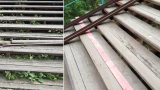 Во флотской столице после жалоб жителей массово чинят разбитые лестницы и трапы