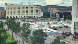 Центр Мурманска останется без постоянных фонарей до октября из-за масштабного ремонта