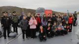 Паспорт на боевом корабле: в Полярном юным северянам устроили уникальный праздник на тральщике