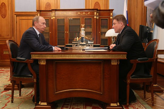 Владимир Путин и Георгий Боос