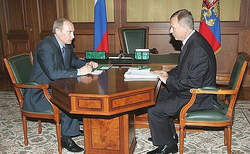 Владимир Путин и Николай Денин