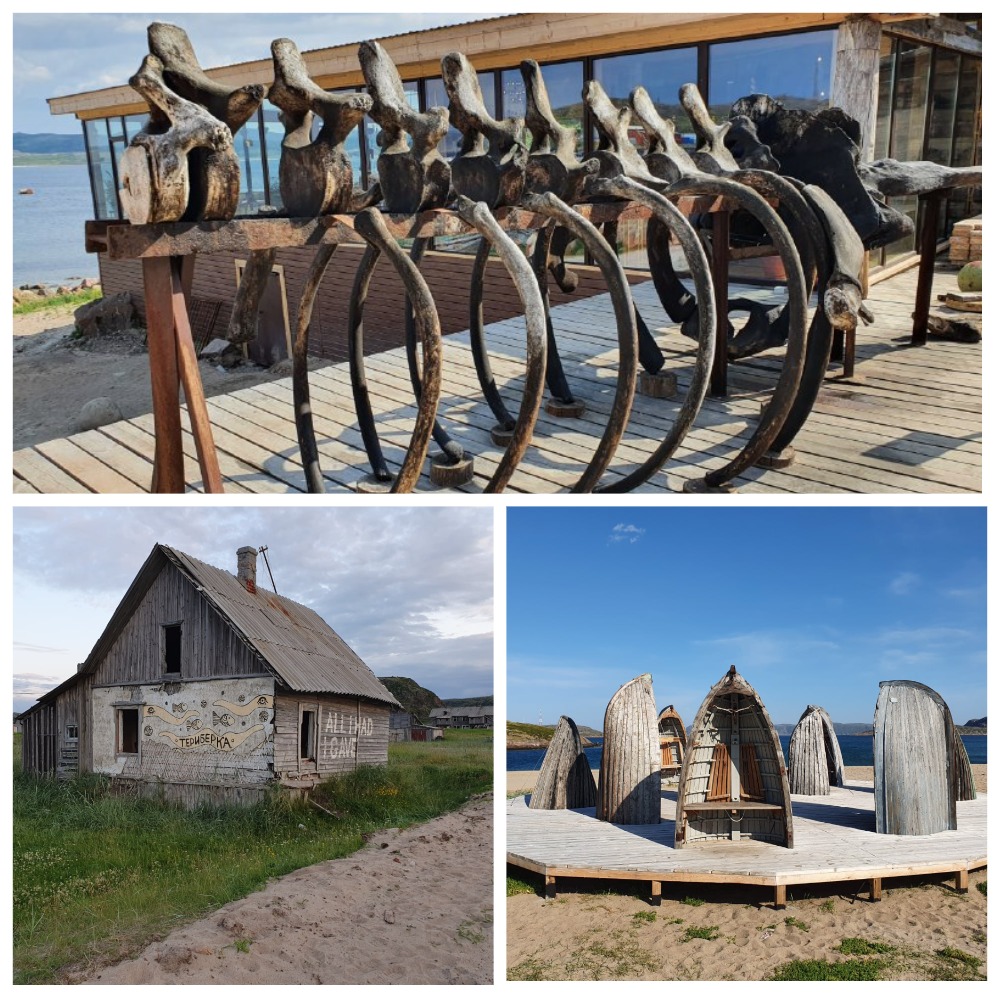 Скелет Левиафана в Териберке