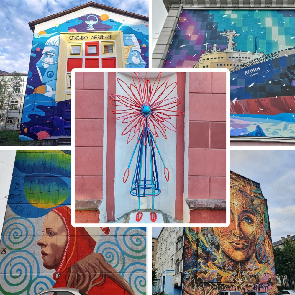 Муралы в Мурманске