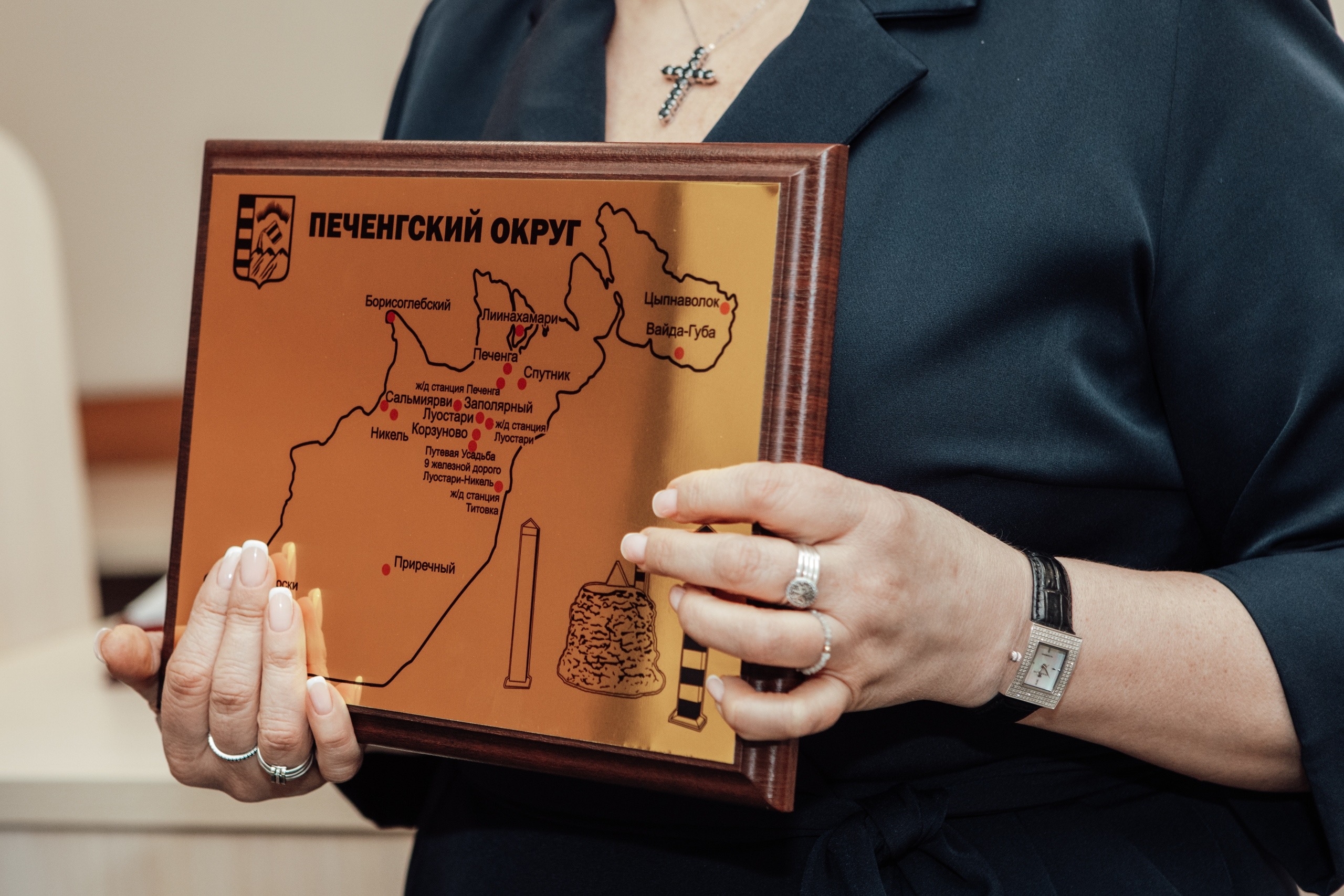 Карта Печенгского округа