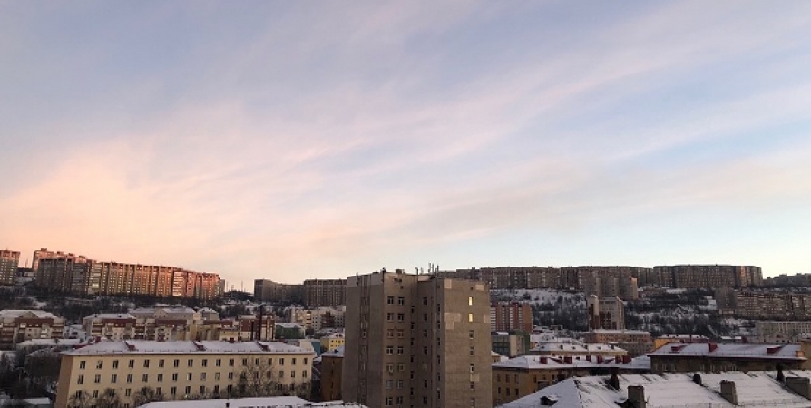 После 20-градусных морозов в Мурманске потеплеет уже в четверг