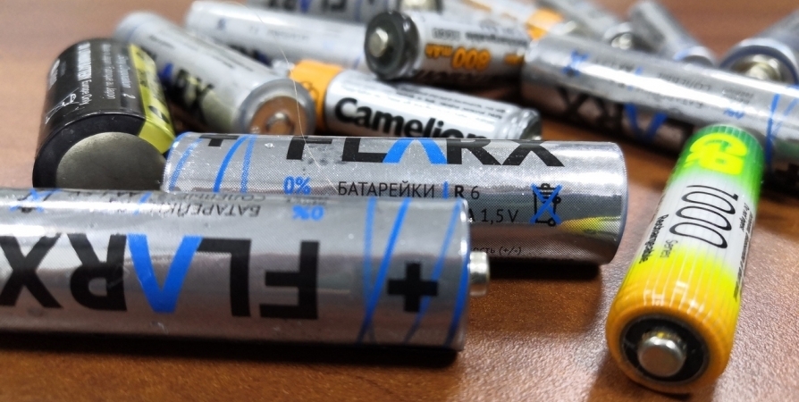 Три тонны батареек отправлены из Заполярья на переработку в Ярославль