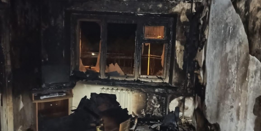 В Оленегорске женщина и 7-летний сын погибли при пожаре