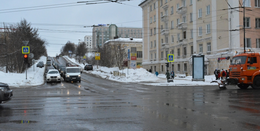 В горадминистрации назвали опасные участки дорог в Мурманске