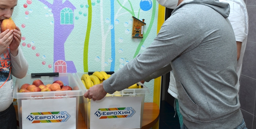 Специалисты Ковдорского ГОКа доставили фрукты детям-инвалидам