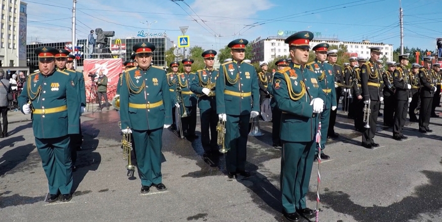 Первая репетиция парада ко Дню Победы в Мурманске состоится 3 мая
