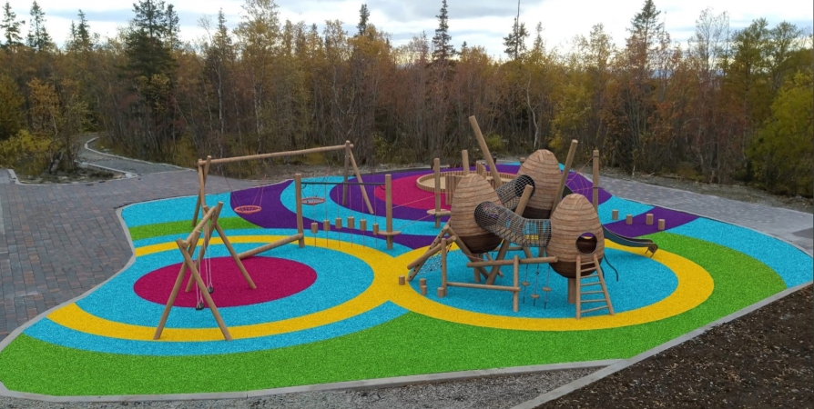 В Мурманске появится оригинальная площадка для детей