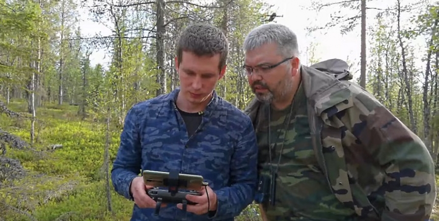 Экспедиция ковдорских энтузиастов и РЕН ТВ искала в лесах следы Гипербореи