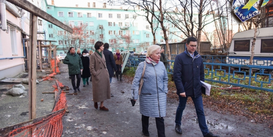 В 2022 году в Мурманске отремонтируют двор на Егорова