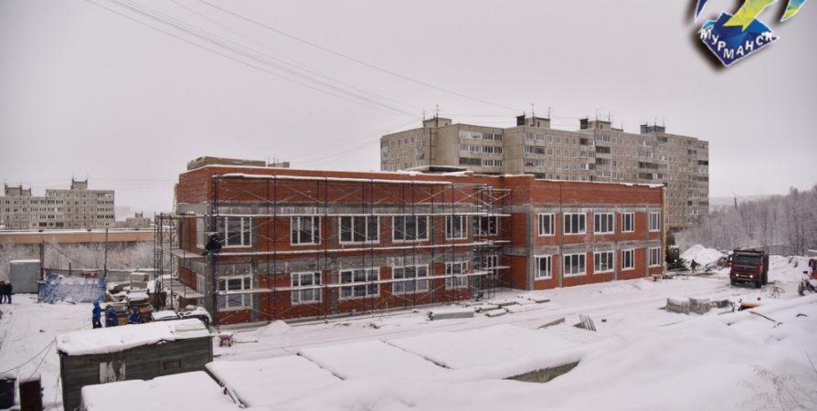В Мурманске закончили взрывные работы при строительстве детсада на Орликовой
