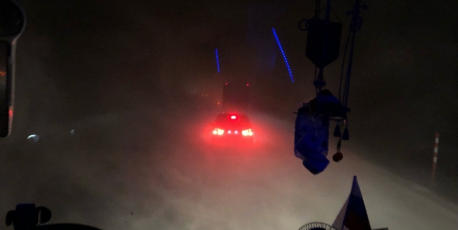 Заблудившийся водитель попал в ДТП в районе Туманного