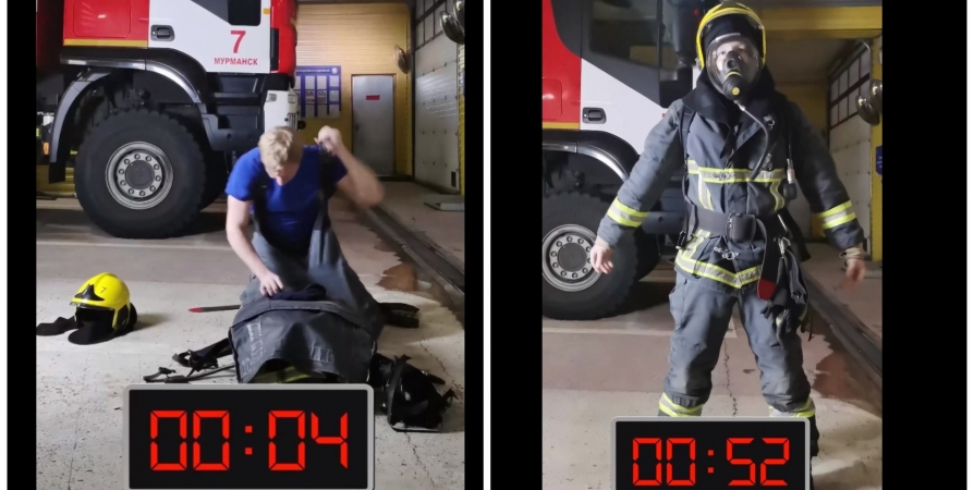 Заполярные спасатели подхватили челлендж коллег из Чечни «60 секунд до НДС»