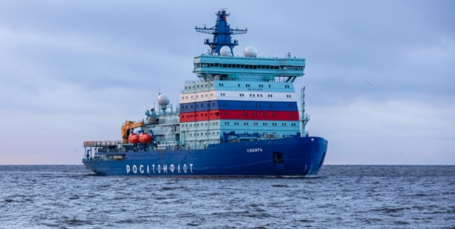 Атомный ледокол «Сибирь» готовят к выходу в Мурманск