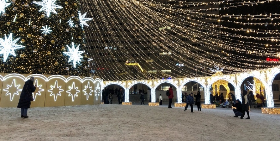 В новогоднюю ночь в Мурманске ожидается под -20°