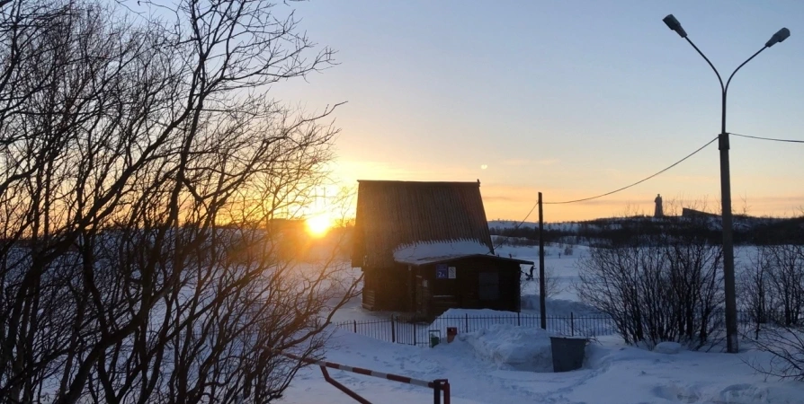 Южный ветер и до -7° сегодня на Кольском полуострове