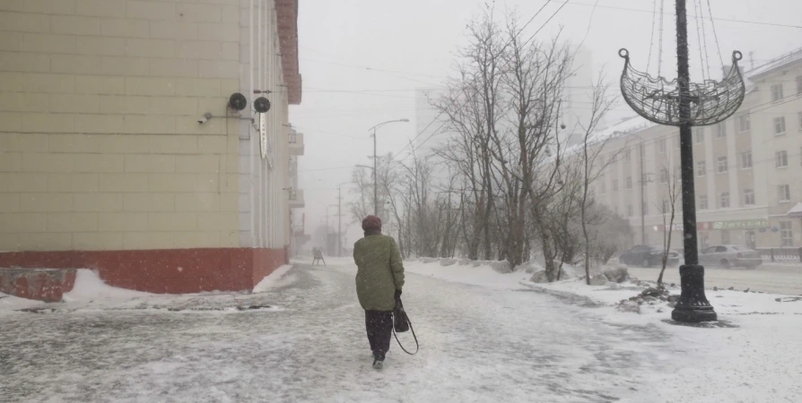 Синоптики Заполярья прогнозируют усиление ветра и снегопады до конца месяца