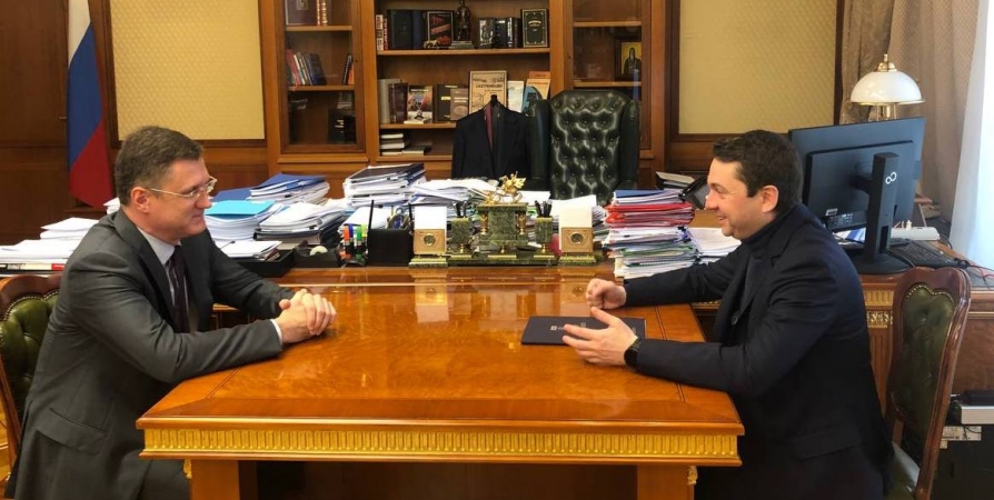 Андрей Чибис встретился с вице-премьером Александром Новаком
