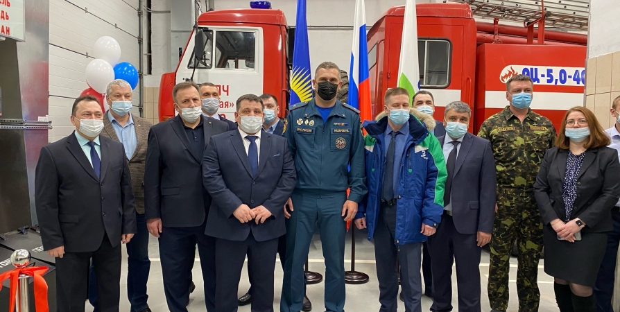В Кировске открыли новое пожарное депо