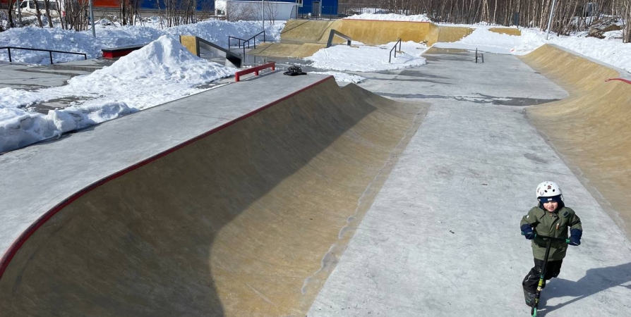 Мурманчане оценили первый в регионе бетонный скейт-парк