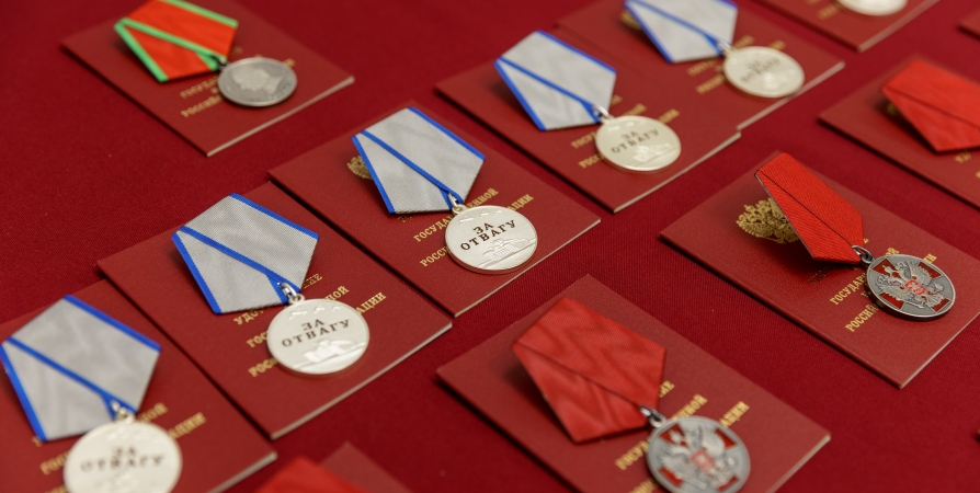 В Мурманске принимавшим участие в спецоперации сотрудникам Росгвардии вручили 24 награды