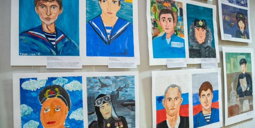 95 рисунков поступило на конкурс «Портрет Мужества» в Мурманске